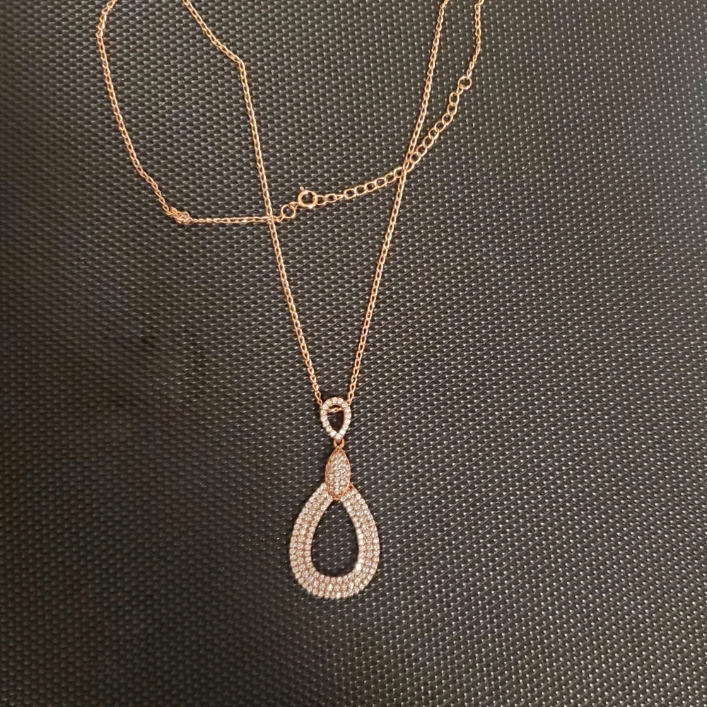 14k gold dipped pendant necklace